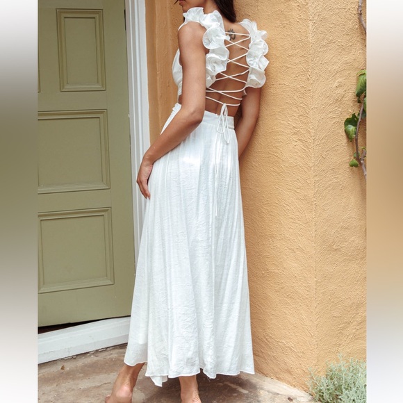 JEAN JAIL women boho ruffle top dress size XL - Picture 5 of 7